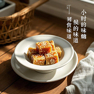 小時候的味道，豬油糖